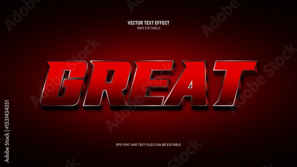 Fototapeta Great text effect  sport style text effect