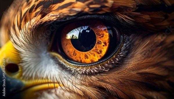 Obraz Kestrel Eye During Hunt