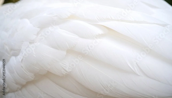 Obraz Wind-Swept Swan Neck