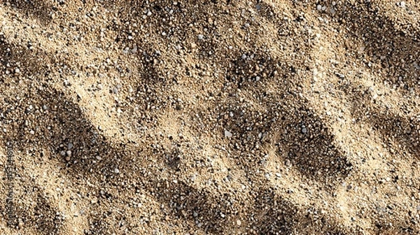 Fototapeta Sand and Pebble Ground Textures – Photorealistic Tiling Surfaces for 3D Environments, CGI, and Architectural Visualization.