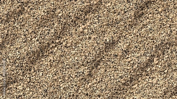 Obraz Sand and Pebble Ground Textures – Photorealistic Tiling Surfaces for 3D Environments, CGI, and Architectural Visualization.
