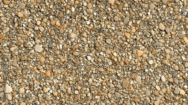Obraz Sand and Pebble Ground Textures – Photorealistic Tiling Surfaces for 3D Environments, CGI, and Architectural Visualization.