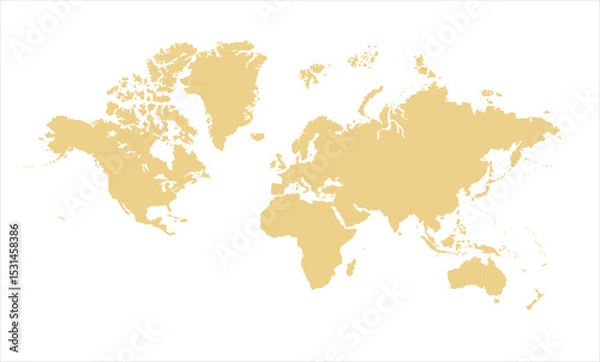 Fototapeta World map with South America focus-12, Map of South America, highlighted on the world map, South America on the world map, Satellite view, South America's location on the globe.