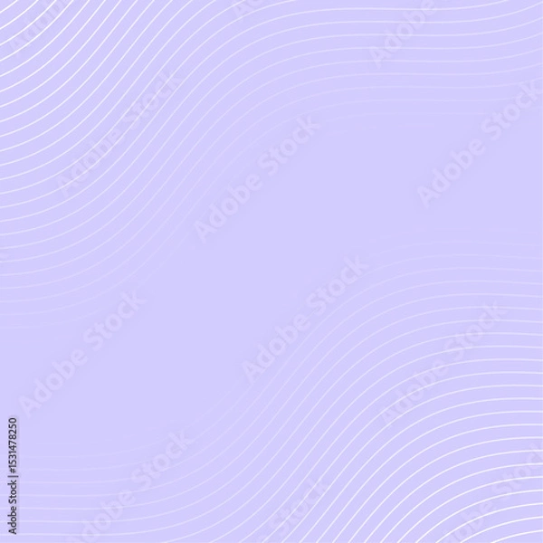 Obraz Abstract background with lines and waves. Banner. Element for design isolated. Vector background for brochure, booklet, flyer, poster. Purple and white gradient