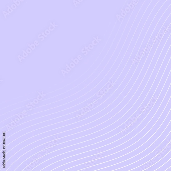 Fototapeta Abstract background with lines and waves. Banner. Element for design isolated. Vector background for brochure, booklet, flyer, poster. Purple and white gradient
