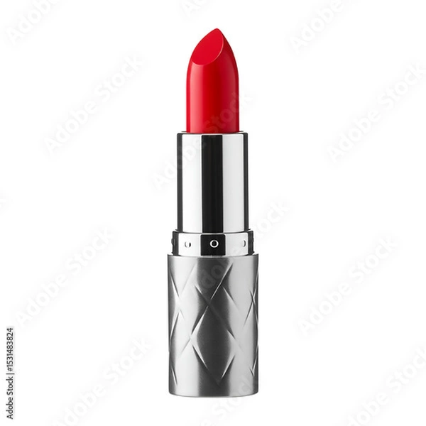 Obraz Vibrant Red Lipstick Intense Color, Luxurious Finish, Smooth Application - Perfect for Bold Makeup Looks