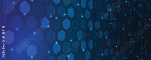 Fototapeta Abstract futuristic high technology and science background with light effect