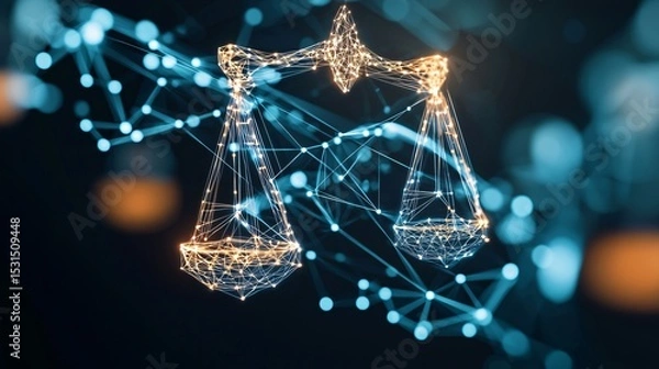 Obraz A legal team of diverse legal experts, developing a robust litigation strategy for a complex case using legal tech platforms, emphasizing case management, legal research automation, and judicial