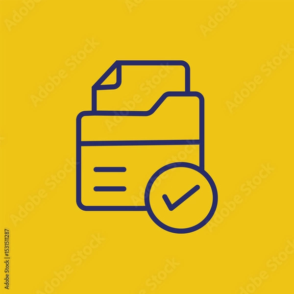 Obraz document icon. vector line icon for your website, mobile, presentation, and logo design.