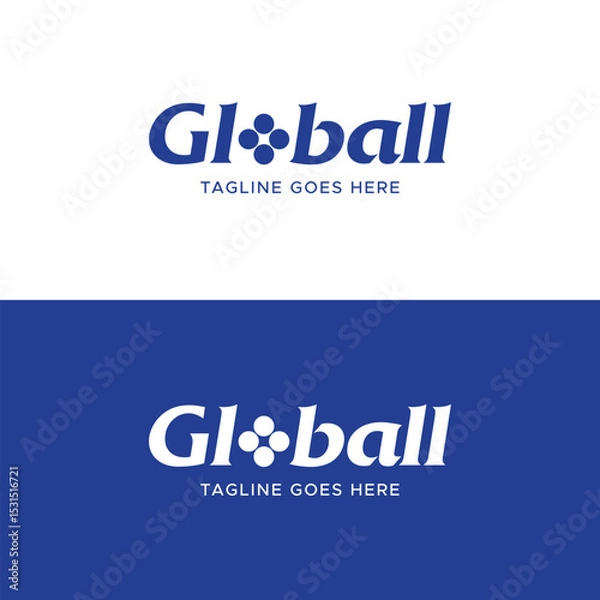 Fototapeta Modran logo Globlli  logo design template vector eps
