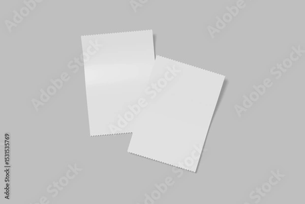 Obraz receipt invoice blank for mockup