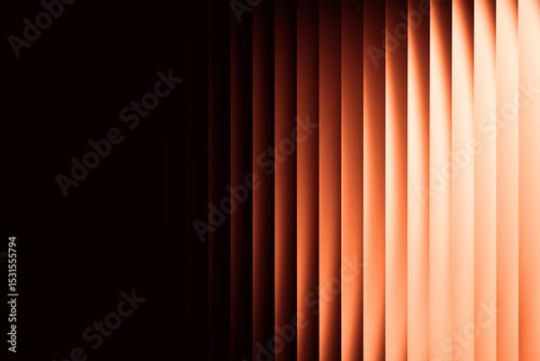Fototapeta White, yellow, and orange translucent glass gradient on a dark background. Suitable for tech posters, UI design, or abstract branding with a futuristic touch. 