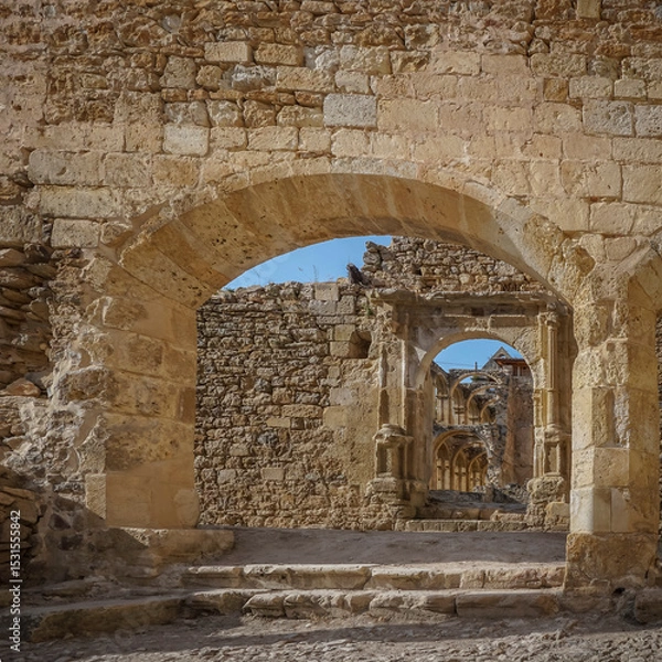 Obraz ruined monastery of Santa María de Rioseco belonging to the Cistercian order
