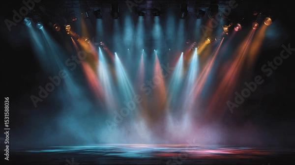Fototapeta Stage Light Background