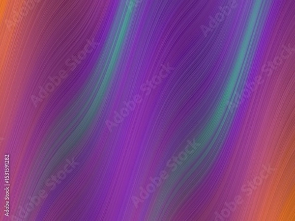 Obraz Abstract background with vibrant, diagonal streaks of purple, teal, and orange, ideal for modern and energetic designs.