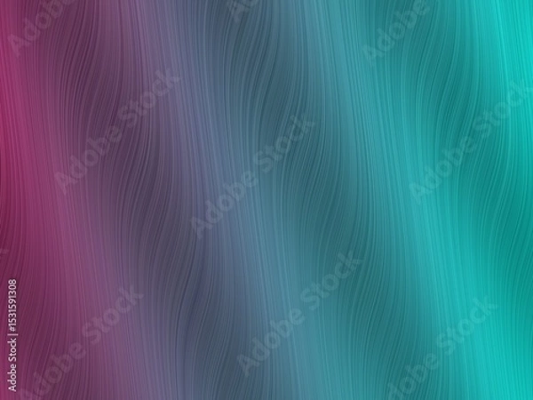 Obraz Abstract wavy background texture with a gradient of purple, gray, and teal colors, creating a smooth and elegant design.