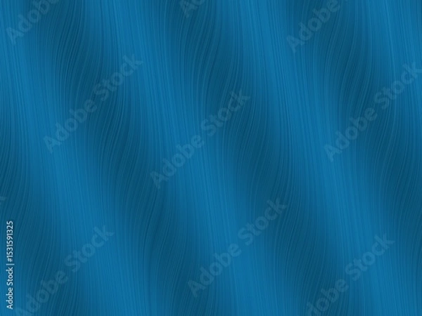 Obraz Abstract seamless pattern with subtle wavy lines in a deep blue color, creating a calm and textured background.