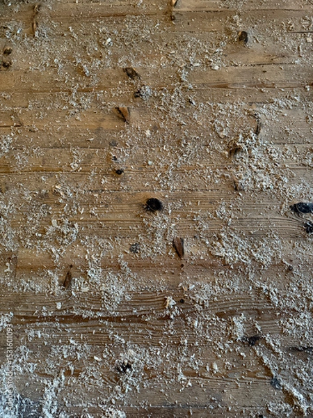 Obraz Rough rustic wooden dusty and dirty floor planks