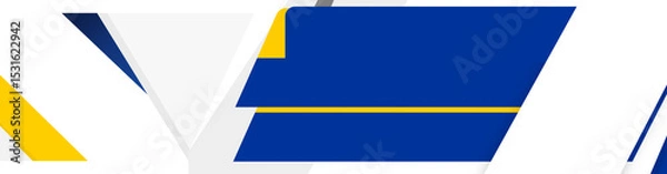 Fototapeta European Union colors background design style, diagonal creative abstract