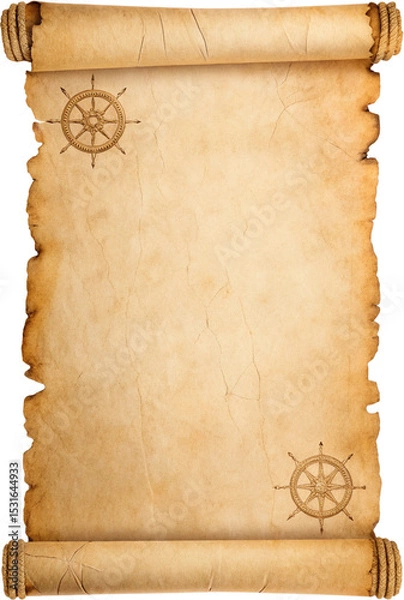 Obraz old paper scroll