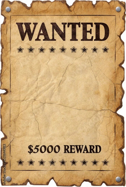 Obraz wanted dead or alive