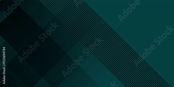 Fototapeta Abstract blue background. Geometric triangle background. Hexagon pattern.