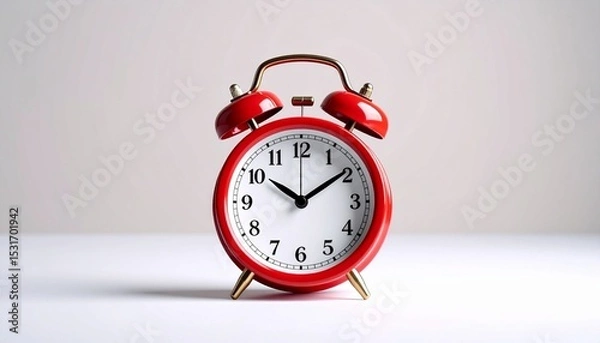 Fototapeta Red Clock, Business Concept Racing Against Time