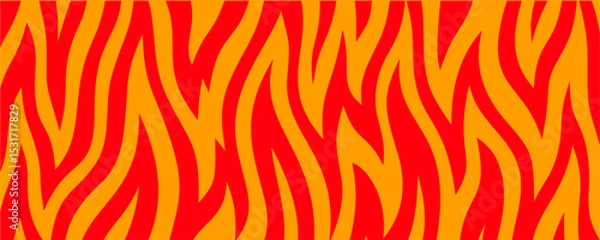 Obraz Fire Background. flame Background. long banner fire background. Flame Seamless Pattern. Fire flame seamless pattern.	