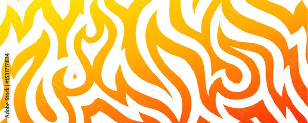 Obraz Fire Background. flame Background. long banner fire background. Flame Seamless Pattern. Fire flame seamless pattern.	