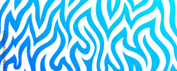 Obraz blue Fire Background. blue flame Background. long banner fire background. Flame Seamless Pattern. Fire flame seamless pattern.