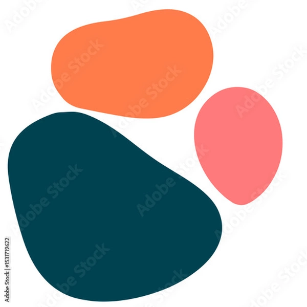 Obraz vector illustration of an abstract shape	