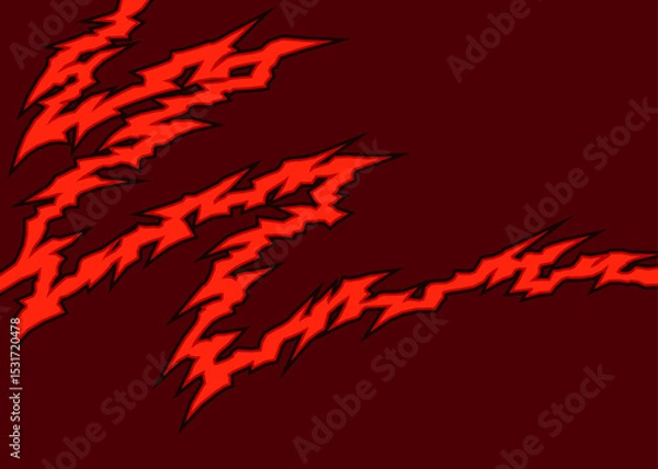 Fototapeta Abstract background with geometric crack line pattern and with some copy space area