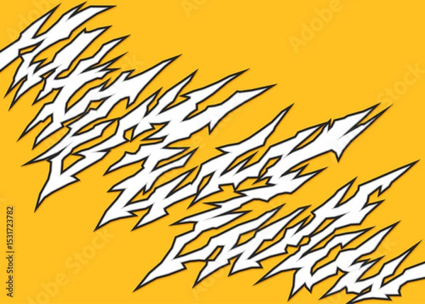 Obraz Abstract background with geometric crack line pattern and with some copy space area