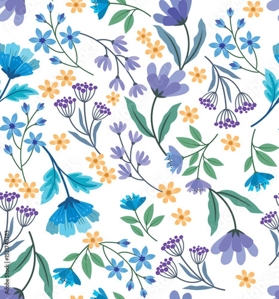 Obraz seamless pattern with flowers