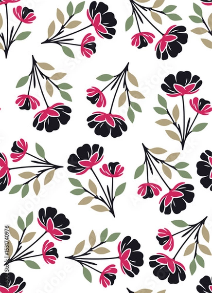 Obraz seamless pattern with flowers