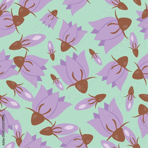 Obraz seamless pattern with leaves