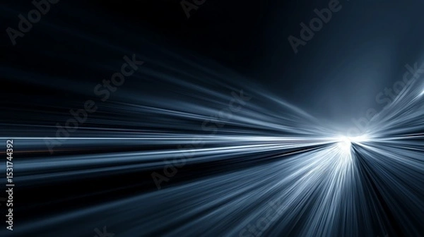 Obraz Sleek Futuristic High-Speed Technology Background with Motion Blur
