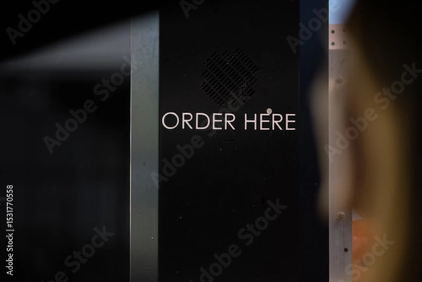 Obraz drive through takeaway