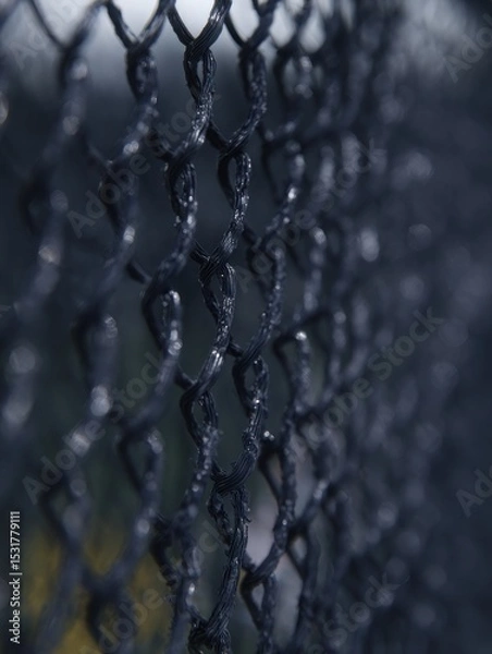 Obraz Close-up of a chain-link fence