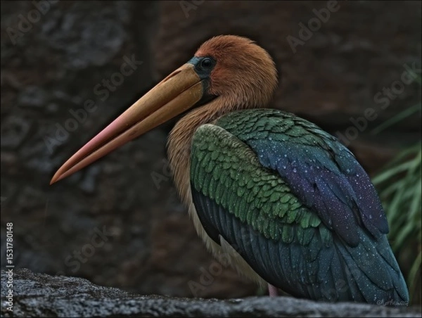 Obraz Close-up of a colorful bird (2)