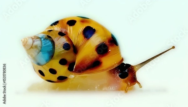 Obraz Close-up of a colorful snail