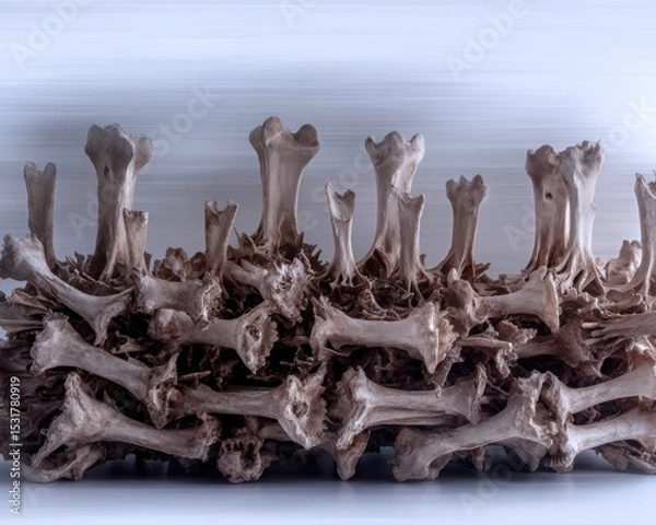 Obraz Close-up of a complex bone structure