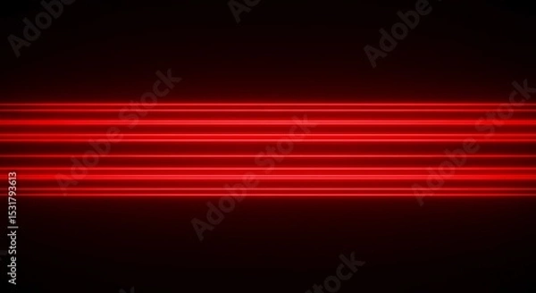 Fototapeta Abstract red light streaks on black background (1)