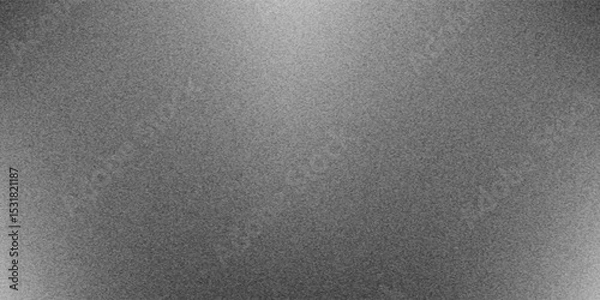 Fototapeta Black and White Noise. Silver Paper Texture. Abstract Noisy Background. Gray Backdrop. Noise Overlay.