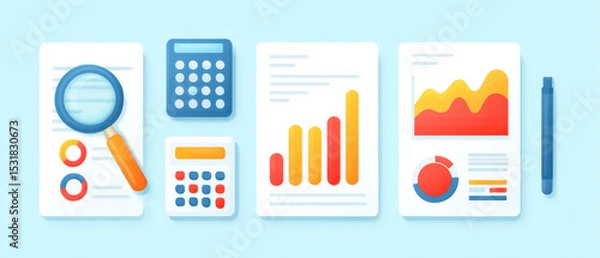 Fototapeta Comprehensive Data Analysis and Visualization for Business Insights