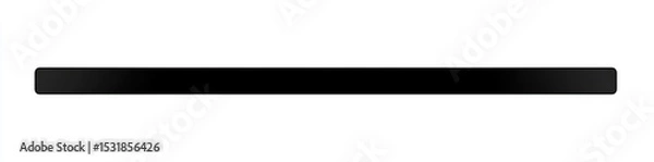 Obraz Solid black horizontal line