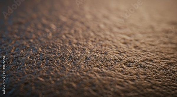 Fototapeta The image is of a sandy surface with a lot of small rocks scattered around
