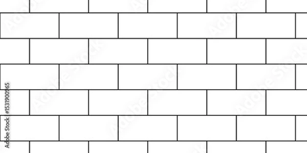 Obraz Pavement close up seamless mosaic stone concrete wall surface tiles. subway vector block rock white brick wall texture background.	