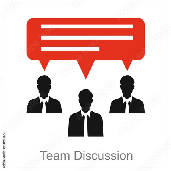 Obraz Team Discussion