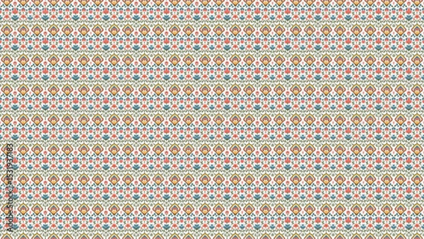 Fototapeta Pattern layout that supports clarity and organization in interior decoration strategies.